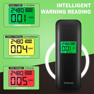 Cao Chính Xác OEM ODM Bán Buôn Không Tiếp Xúc Máy Dò Rượu Xách Tay <span class=keywords><strong>Breathalyzer</strong></span> Kỹ Thuật Số Breath Rượu Tester Giá - Product Image 5