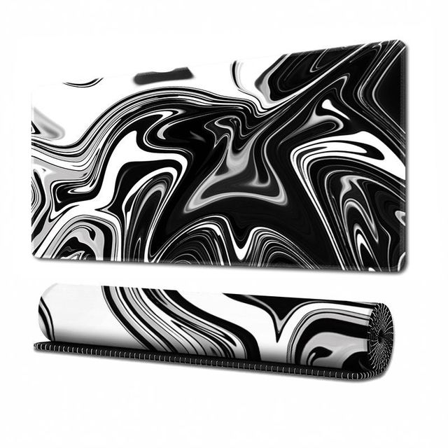 For Bestseller Fluid Abstract Thickened Overlocked Non-Slip Thermal Transfer Gaming Mouse Pad Office Desk Mat Custom Logo