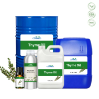 Huile de thym pure distillée à la vapeur en gros, huile aromatique naturelle fraîche de qualité supérieure, huile répulsive pour insectes, pour la fabrication de savon