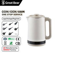 Bouilloire Électrique Automatique en Acier Inoxydable 304 de Grande Qualité, Vente en Gros par Great Bear Factory, Idéale pour la Maison