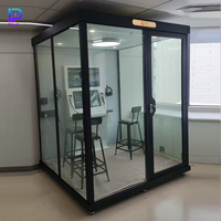 Cabine de musique moderne pour 4 personnes, karaoké, cadre en acier, piano, salle de sport pour bureau, maison, hôtel, appartement, salon
