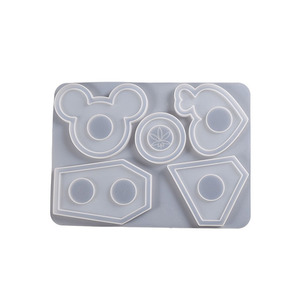 YS Silicone Quicksand <span class=keywords><strong>moule</strong></span> circulaire <span class=keywords><strong>Mickey</strong></span> en forme de résine époxy <span class=keywords><strong>moule</strong></span> de coulée pour porte-clés breloques bijoux à bricoler soi-même faisant des fournitures - Product Image 5
