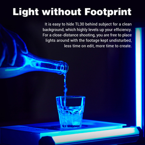 Lampe tube RVB Tl30 Pavo, lumière de photographie couleur, bâton lumineux portable avec télécommande via application pour photos, vidéos, films et vlogs - Product Image 3