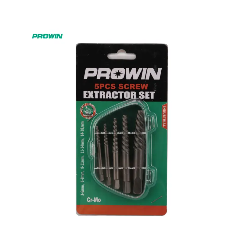 PROWIN 16310 5PCS Screw Extractor Set