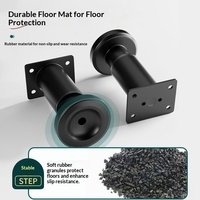 Pieds de support réglables en acier inoxydable épaissi pour armoires, tables, canapés, tables basses - Anti-rouille, forte capacité de charge