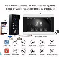 Vidéophone Wi-Fi 2 fils à connexion DIY, sonnette intelligente Tuya 1080P, protocole IP, économie de coûts, détection de mouvement, capture d'image et enregistrement