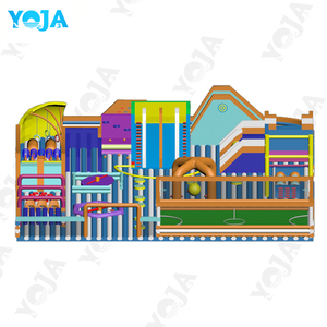 Parcours d'obstacles gonflable extérieur durable et de grande taille, château gonflable commercial pour enfants, utilisation dans les parcs d'attractions et les aires de jeux - Product Image 3