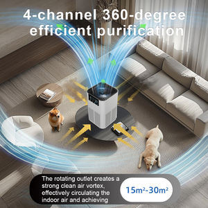 <span class=keywords><strong>Purificateur</strong></span> <span class=keywords><strong>d</strong></span>'<span class=keywords><strong>air</strong></span> de bureau silencieux pour la maison et la chambre, 22-48 dB, filtre HEPA éliminant 99,97 % des particules, alimentation USB Type-C, blanc - Product Image 6