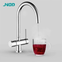 Système de distribution d'eau chaude instantanée 3 en 1 sous l'évier robinet d'eau bouillante en acier inoxydable à boire instantané avec verrouillage de sécurité pour enfants