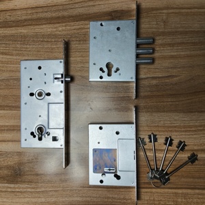 BBDHOMEロシア市場鉄製装甲ドア60mmバックセット盗難防止ほぞ穴ドアロックボディ - Product Image 4