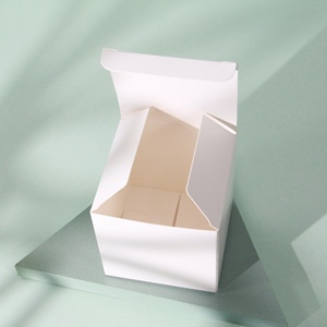 Caja Rectangular de <span class=keywords><strong>Cartón</strong></span> Blanco para Regalo y Caja Sorpresa, Embalaje Artesanal para Velas de Aromaterapia y Difusores de <span class=keywords><strong>Piedra</strong></span> - Product Image 4