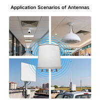 Antenne de station de base 5G 4G LTE 698-4000 MHz, panneau directionnel polarisé vertical extérieur, amplificateur de signal MIMO 4 ports pour GSM 2G