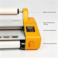 Máquina de Laminación en Caliente Semiautomática BC-FM3520, Equipos de Procesamiento de Papel para Cubiertas de Libros
