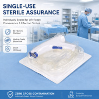 Système de lavage pulsé orthopédique jetable Pulsavac pour le débridement des plaies et l'irrigation chirurgicale