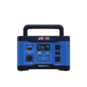 สถานีไฟฟ้า Senci 300W 600W แบตเตอรี่ลิเธียมไร้สายพลังงานแสงอาทิตย์ อายุการใช้งานยาวนาน 110V 220V สำหรับตั้งแคมป์กลางแจ้ง MIN 300 อเนกประสงค์ - Product Image 4