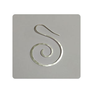 Handmade Jewelry 925 Sterling Silver S Shape <b>Earring</b> - Product Image 1