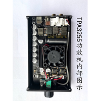 TPA3255 Module amplificateur numérique HIFI haut de gamme double canal 300W * 2 Kits de modules électroniques de carte de vésicule biliaire Ultra-haute puissance