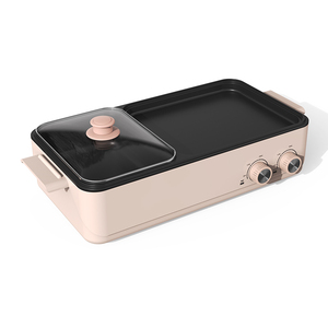 Parrilla Eléctrica y Olla Caliente 2 en 1 Andong con Superficie Antiadherente y Sin Humo para el Hogar, para 2-3 Personas - Product Image 4