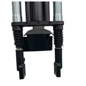 Châssis de scooter électrique facile à installer, 13 pouces, 60V 72V, double suspension avant, fourche ouverte de 155 mm, noir et jaune - Product Image 3