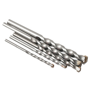 Dr. Giant Concrete Impact Drill Bit Set 5Pc Spiral Round Shank Masonry Drilling Tool Bright Uncoated - Product Image 3