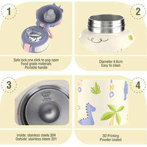 550ml 3d Printing Classic Design Double-wall Stainless Steel Water <b>Bottle</b> Vacuum <b>Flask</b> For Kids Travel Drinkware - Product Image 5