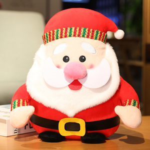 Peluche de Noël de 20 cm, série Noël, Père Noël et Bonhomme de neige avec écharpe, renne, jouet en peluche doux, cadeau de Noël pour enfant fille - Product Image 4
