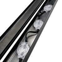 Luces Navideñas de Piedras Preciosas KCX UCS2904, Luces LED de Punto Impermeables para Exteriores, Luces LED RGBW de 30 mm de Diámetro para Atracciones