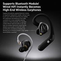Écouteurs HiFi professionnels KZ Vibe X avec 2 transducteurs dynamiques, son stéréo à basses profondes, casque filaire pour le gaming et la musique