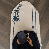 Tapis de prière musulman personnalisé, tapis islamique doux brodé pour chambre à coucher, tapis de prière à vendre
