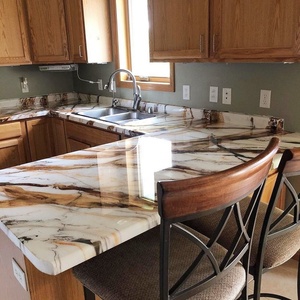 High Quality clear Crystal Two Component Liquid <strong>Epoxy</strong> <strong>Resin</strong> <strong>Kit</strong> for Counter Counter Tops and Floors - Product Image 5
