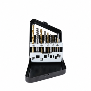Juego de Extractores de Tornillos y Brocas de Rosca Izquierda, 10 Piezas, Kit para Extraer Tornillos Dañados, Extractor de Pernos Rotos para Reparación, 10 Piezas/Juego, M35 Izquierda - Product Image 5