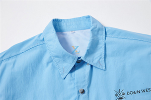 Chemise à manches courtes pour homme <span class=keywords><strong>anti</strong></span>-<span class=keywords><strong>UV</strong></span>, UPF 50+, imperméable, <span class=keywords><strong>anti</strong></span>-moustiques, pour la pêche en plein air, avec ventilation dorsale, vêtements de pêche OEM/ODM - Product Image 5
