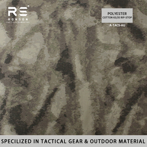 A-TACS-<span class=keywords><strong>AU</strong></span> Camouflage TC65/35 Rip-stop Camouflage uniforme vêtements de travail tissu 65% Poly35 % coton tissu pour vêtements de Combat tactique - Product Image 3