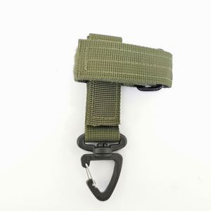 Mousqueton personnalisé en sangle textile tactique multi-usage avec boucle crochet d'aigle, porte-clés promotionnel, mousquetons, porte-clés - Product Image 3