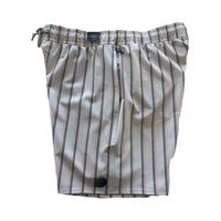Short de plage à séchage rapide, extensible dans 4 directions, taille mi-haute, en toile avec impression par sublimation, recyclé, marque privée