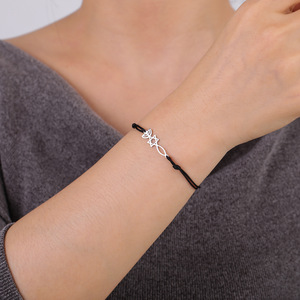 Pulsera de Cadena Figaro con Colgante de Estrella de David Mesiánica <span class=keywords><strong>Dina</strong></span>, Joyería de Acero Inoxidable con Amuleto Judío, Regalo para Hombres y Mujeres - Product Image 4