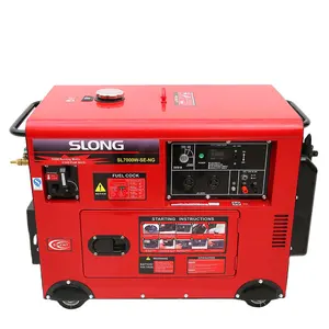 Slong SL6500SE générateur à essence à démarrage électrique 5kw 6kw 7kw 8kw 10kw générateur silencieux