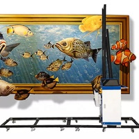 Máquina de Impresión Digital de Lienzos, Impresora Automática Vertical 3D para Arte Mural