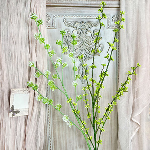 Fleurs artificielles en soie HZY-Love Beans HZY-Love Fruits pour décoration de mariage et de maison, moulage par injection - Product Image 1
