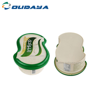 Conteneur en PP de 200 ml et 750 ml avec couvercle, nouveau design, impression IML, pour sushi, gelée, jus, chips de pommes de terre - Plastique de qualité alimentaire