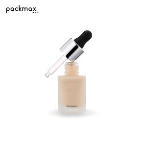 15ml premium glass <b>dropper</b> <b>bottle</b> — suitable for lotion, serum, essential oil, cosmetics, and liquid foundation. Best-seller - Product Image 1