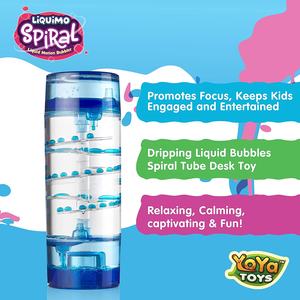 Jouets sensoriels à tube en spirale Liquimo, avec <span class=keywords><strong>gouttelettes</strong></span> qui coulent, <span class=keywords><strong>sablier</strong></span>, minuteur pour enfants autistes - Product Image 4
