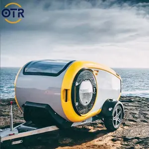 Hot Verkoop Fabriek Direct Mini Glasvezel Trailers Outdoor Gebruik Offroad Caravans Voor Camping En Vrachtwagen Fremantle