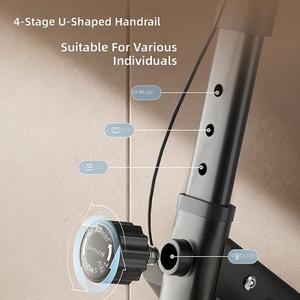 Steppeur pliable à 4 niveaux réglables, machine d'escalade stationnaire, fonctionnement silencieux, multifonctionnel, steppeur domestique, entraînement <span class=keywords><strong>cardio</strong></span> - Product Image 4