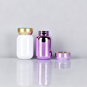 Bouteille en plastique PET vide de 150 ml avec élégant bouchon à vis décoratif en plastique, bouteille d'emballage de qualité alimentaire - Product Image 2