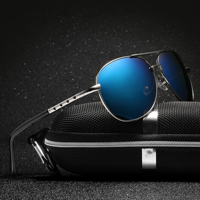 Stylish Polarized Sunglasses With Large Color Coating Frame Driving Branded Sunglasses for Men