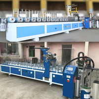 Travail du bois bois fenêtre porte cadre meubles MDF PVC placage stratification PUR colle chaude profil emballage Machine