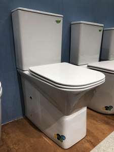 Inodoro de Dos Piezas <span class=keywords><strong>para</strong></span> Baño, Alta Calidad, Tamaño Alto de 480 mm, Inodoro <span class=keywords><strong>para</strong></span> Personas con Discapacidad - Product Image 3