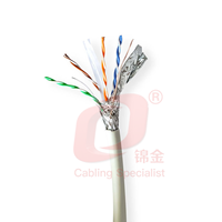 100m 305m Cat5e UTP FTP Serpent Ethernet Câble Feuille D'aluminium Blindé Conducteur En Cuivre PVC Veste Intérieur Aérien LAN Câble Internet
