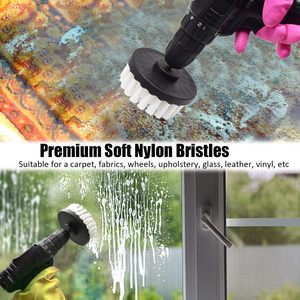 <span class=keywords><strong>Kit</strong></span> de brosse d'épurateur électrique accessoires en plastique pour <span class=keywords><strong>lavage</strong></span> de voiture et nettoyage de salle de bain outils de détail de voiture - Product Image 4